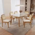 Conjunto Mesa Madeira Condessa 160X90 6 Cadeiras Marquesa Conjunto Mesa Madeira Condessa 160X90 6 Cadeiras Marquesa
