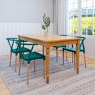 Conjunto Mesa Madeira Maciça 4 Cadeiras Wishbone Amarílis Yescasa Espresso Móveis Conjunto Mesa Madeira Maciça 4 Cadeiras Wishbone Amarílis Yescasa Espresso Móveis
