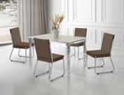Conjunto mesa onix cr rt. 1,20x0,80 vd serig-4 cad.dallas new cr - b-367 - b-367 - ofw Conjunto mesa onix cr rt. 1,20x0,80 vd serig-4 cad.dallas new cr - b-367 - b-367 - ofw