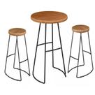 Conjunto Mesa Redonda Bistrô 4 Banquetas Industrial Aurora Conjunto Mesa Redonda Bistrô 4 Banquetas Industrial Aurora