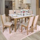 Conjunto Mesa Retangular Sophia 6 Cadeiras - São Carlos