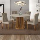 Conjunto Mesa Rose com 4 Cadeiras Mari