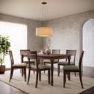 Conjunto Mesa Rubi com 6 Cadeiras Café Madeira Pinus - Finestra Conjunto Mesa Rubi com 6 Cadeiras Café Madeira Pinus - Finestra