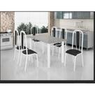 Conjunto Mesa Tubular com 6 Cadeiras Atenas