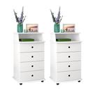 Conjunto Mesinha Decorativa de Cabeceira Apoio Cama Multimovel Luxo II Gavetas Nicho EJ Cores