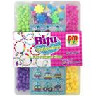 Conjunto Miçangas Biju Collection KIT Pocket PLUS Azul DM TOYS DMT6313 Conjunto Miçangas Biju Collection KIT Pocket PLUS Azul DM TOYS DMT6313