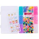 Conjunto Miçangas Biju Collection KIT Pocket PLUS Branco DM TOYS DMT6313