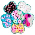 Conjunto Miçangas Biju Collection Pocket CANDY Trevo DM TOYS DMT6316 Conjunto Miçangas Biju Collection Pocket CANDY Trevo DM TOYS DMT6316