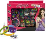 Conjunto Miçangas com Braceletes Meninas Infantil 203 peças
