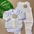 Conjunto miguel branco 3 peças
