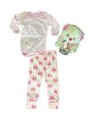 Conjunto Mijão Vira Pé e Body ML Chocalho Rosa