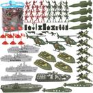Conjunto militar masculino do exército, 3 lontras, 360 unidades com porta-aviões