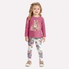 Conjunto Milon Infantil Menina Blusa Rosa e Legging 2001488 -