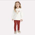 Conjunto Milon Infantil Menina Casaco Bordado e Legging -