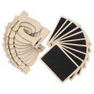 Conjunto Mini Chalkboards Fdit Home Ornament Blackboard 20 com suporte
