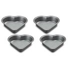 Conjunto Mini Formas Cuisinart Corações 4 Peças Cmbm-4Hrt1