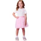 Conjunto Mini Momi Blusa e Saia Tule J6104 Conjunto Mini Momi Blusa e Saia Tule J6104