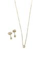 Conjunto mini ponto de luz banho de ouro 18k
