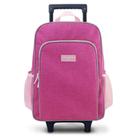 Conjunto Mochila Com Rodinhas Junior E Lancheira Térmica Pink