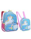 Conjunto Mochila Infantil Seanite Zoop 13' Lancheira