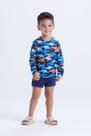 Conjunto Moda Praia Infantil Masculino Shark