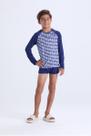 Conjunto Moda Praia Infantil Raglan Sublimado