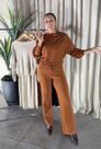 Conjunto Modal com Blusa Texturizada e Calça Pantalona Conjunto Modal com Blusa Texturizada e Calça Pantalona