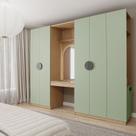 Conjunto Modulado 4 Peças Cabideiro, Penteadeira, Nichos e Sapateira Joy CabeCasa MadeiraOriginals Conjunto Modulado 4 Peças Cabideiro, Penteadeira, Nichos e Sapateira Joy CabeCasa MadeiraOriginals