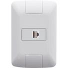 Conjunto modulo tomada rj45 internet linha aria tramontina