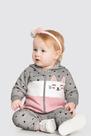 Conjunto Molecotton Bebê Menina Gatinha Mescla - Alakazoo Conjunto Molecotton Bebê Menina Gatinha Mescla - Alakazoo