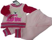 Conjunto Moletinho Bebê Menina Luxo Inverno Lessa Kids 8307