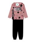 Conjunto Moletinho Capuz Shine Girl Tam.8