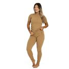 Conjunto Moletinho Casual Confortável Inverno Frio Feminino