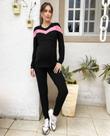 Conjunto Moletinho Manga Longa Preto