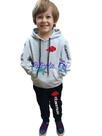 Conjunto Moletom Akatsuki Naruto Anime Blusa Calça Infantil