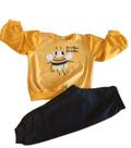 Conjunto Moletom Amarelo Dark Conjunto Moletom Amarelo Dark