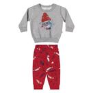 Conjunto Moletom Bebê Elian Peluciado Estampado