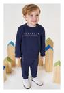Conjunto Moletom Bebê Menino Azul Marinho Johnny Fox