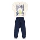 Conjunto Moletom Bee Loop Blusão Skate Masculino