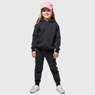 Conjunto Moletom Blusa Canguru + Calça Infantil Menina