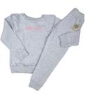 Conjunto Moletom Blusa e Calça Menina Teddy Lovers