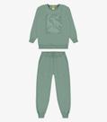 Conjunto Moletom Blusão e Calça Rovi Kids Verde