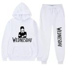 Conjunto Moletom + Calça Jogger Wandinha Série Familia Addams Unissex