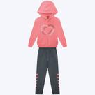 Conjunto Moletom com Capuz e Calça Legging Infantil Menina Kyly 1000796