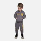 Conjunto Moletom com Capuz e Calça Moletom Cinza Infantil Menino Have Fun 29483