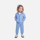 Conjunto Moletom Com Capuz E Calça Moletom Unicórnio Infantil Menina Have Fun 29407 Azul Claro