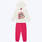 Conjunto Moletom com Capuz Infantil Menina Kyly 1000757 Conjunto Moletom com Capuz Infantil Menina Kyly 1000757