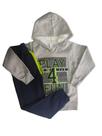 Conjunto moletom com capuz menino - inverno
