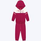 Conjunto Moletom com Capuz Rosa Infantil Menina Kyly 1000797