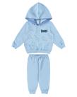 Conjunto Moletom Dino Infantil Menino Flanelado ccapuz e Punho Inverno Quentinho Malwee